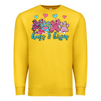 Lemon xoxo hugs and kisses paws olivia Premium Sweatshirt - OliviaCreatesArt