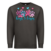 Smoke xoxo hugs and kisses paws olivia Premium Sweatshirt - OliviaCreatesArt