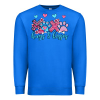 True Royal xoxo hugs and kisses paws olivia Premium Sweatshirt - OliviaCreatesArt