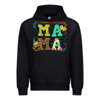 Black School bus driver mama Mother's day Urban Hoodie - LillyAllenDesigns
