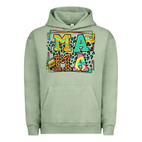 Pigment Oil Green School bus driver mama Mother's day Urban Hoodie - LillyAllenDesigns