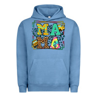 Pigment Pebble Blue School bus driver mama Mother's day Urban Hoodie - LillyAllenDesigns
