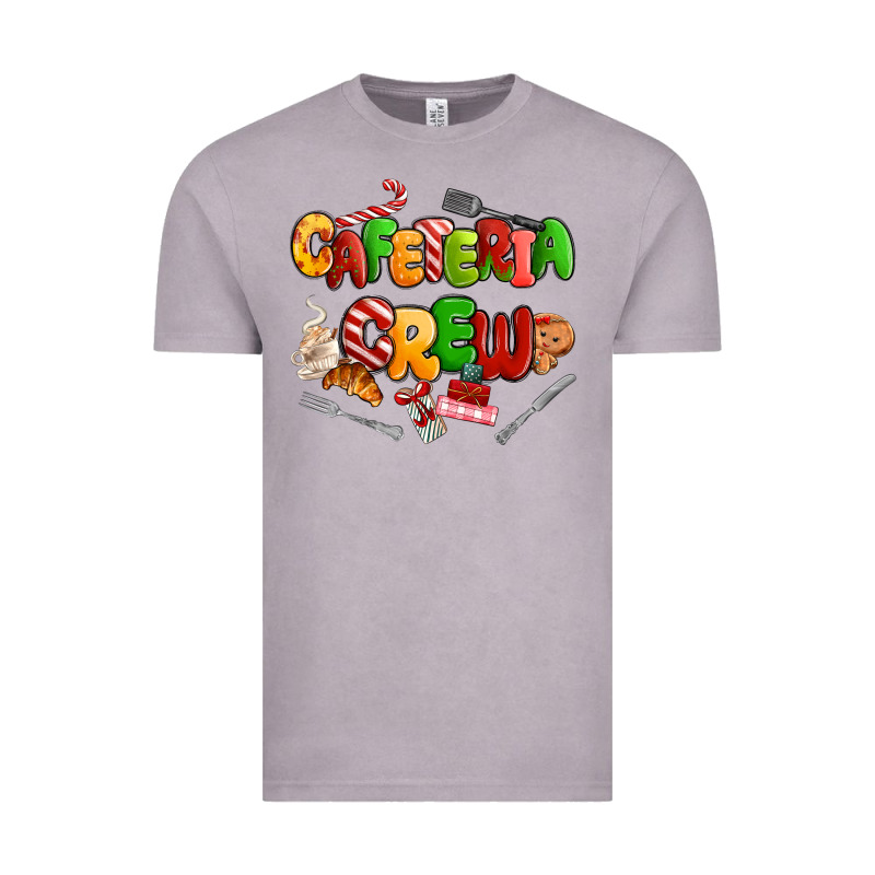 Christmas Cafeteria Crew Vintage Tee by MaliasSmallBusiness | Teevron