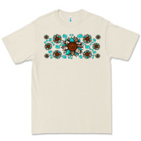 Bone cowhide leopard sunflower gemstone Premium Tee - JahusDesignShop