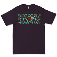 Plum cowhide leopard sunflower gemstone Premium Tee - JahusDesignShop