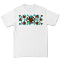 White cowhide leopard sunflower gemstone Premium Tee - JahusDesignShop