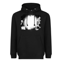 Black Cowhide Bleached Heavyweight Hoodie - CowCowDesign
