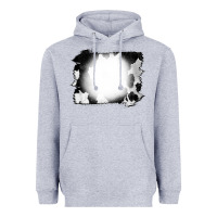 Heather Grey Cowhide Bleached Heavyweight Hoodie - CowCowDesign