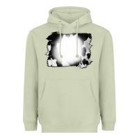 Matcha Cowhide Bleached Heavyweight Hoodie - CowCowDesign