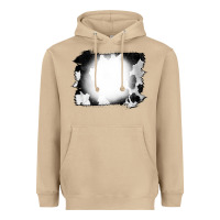 Mushroom Cowhide Bleached Heavyweight Hoodie - CowCowDesign
