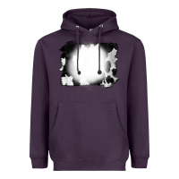 Plum Cowhide Bleached Heavyweight Hoodie - CowCowDesign