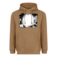 Toasted Coconut Cowhide Bleached Heavyweight Hoodie - CowCowDesign