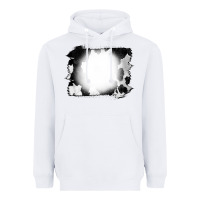 White Cowhide Bleached Heavyweight Hoodie - CowCowDesign