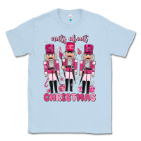 Dusty Blue nuts about  christmas Classic Tee - MaliasSmallBusiness