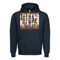 Navy happy memorial day Zipper Hoodie - TumblerDesignByShophia