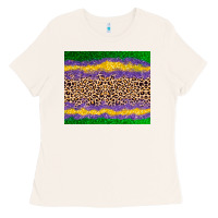 Bone mardi gras leopard Ladies Tee - AdoDesignShop
