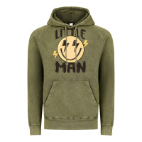 Vintage Olive little man Vintage Hoodie - MaliasSmallBusiness