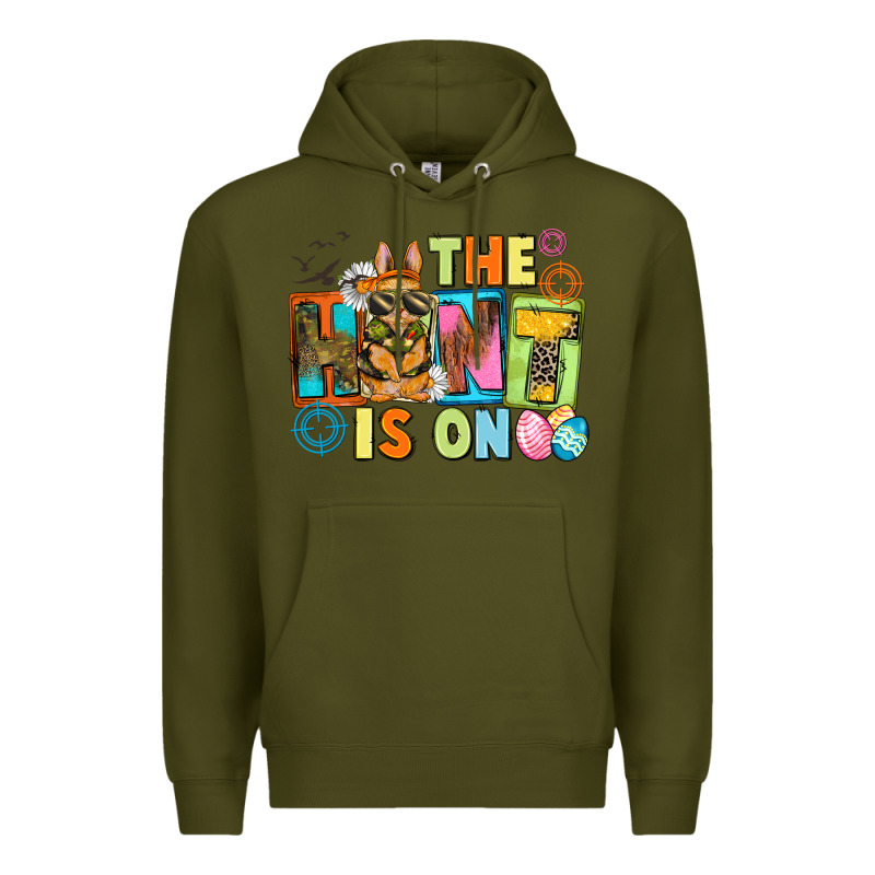 The Hunt Is On Easter Day Premium Hoodie by CowGirlArtShop | Teevron