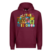 Burgundy The hunt is on Easter Day Premium Hoodie - CowGirlArtShop