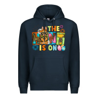 Navy The hunt is on Easter Day Premium Hoodie - CowGirlArtShop