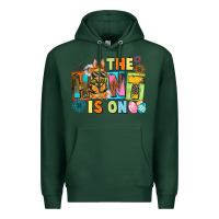 Sports Green The hunt is on Easter Day Premium Hoodie - CowGirlArtShop