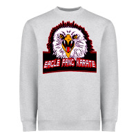 Heather Grey Eagle Fang Karate Heavyweight Sweatshirt - Bettercallsaul