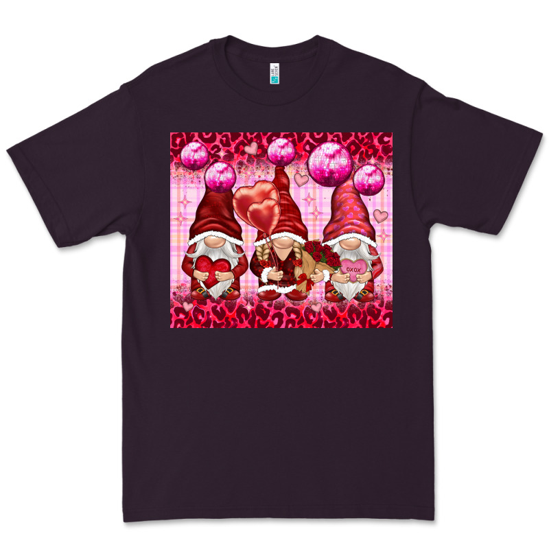 Valentines Gnomies With Leopard Premium Tee by NancyCooperArtShop | Teevron
