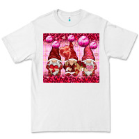 White valentines gnomies with leopard Premium Tee - NancyCooperArtShop