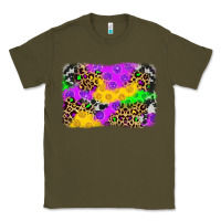 Army Green mardi gras background Classic Tee - JahusDesignShop