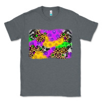 Charcoal Heather mardi gras background Classic Tee - JahusDesignShop