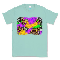 Seafoam mardi gras background Classic Tee - JahusDesignShop