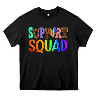 Black support squad Heavy Core Tee - AdoDesignShop