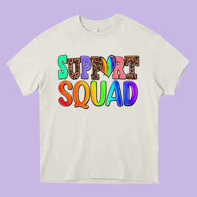Support Squad Heavy Core Tee Designed By Adodesignshop