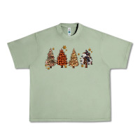 Oil Green howdy christmas trees Urban Heavy Tee - MaliasSmallBusiness