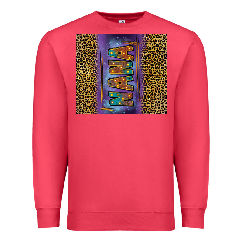 Leopard Nana Tumbler Premium Sweatshirt by FaDigitalArtStudio | Teevron