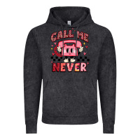 Vintage Black call me never Vintage Hoodie - MaliasSmallBusiness