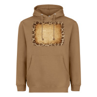 Toasted Coconut Buralp and Leopard Heavyweight Hoodie - CowCowDesign
