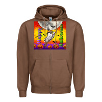 Chestnut happy halloween Zipper Hoodie - TumblerDesignByShophia