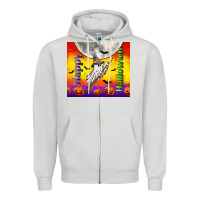 Dove Grey happy halloween Zipper Hoodie - TumblerDesignByShophia