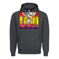 Smoke happy halloween Zipper Hoodie - TumblerDesignByShophia