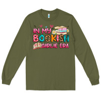 Army Green in my bookish girlie era Long Sleeve Tee - Artiststas