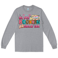 Heather Grey in my bookish girlie era Long Sleeve Tee - Artiststas