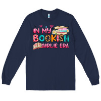 Navy in my bookish girlie era Long Sleeve Tee - Artiststas
