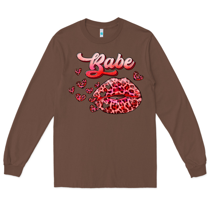 Babe With Kiss Long Sleeve Tee by RanaPortraitStore | Teevron