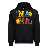 Black Softball nana leopard frame Urban Hoodie - LillyAllenDesigns