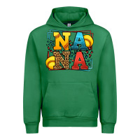 Emerald Softball nana leopard frame Urban Hoodie - LillyAllenDesigns