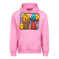 Fuchsia Pink Softball nana leopard frame Urban Hoodie - LillyAllenDesigns