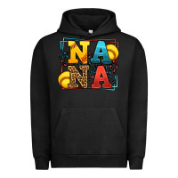Pigment Black Softball nana leopard frame Urban Hoodie - LillyAllenDesigns