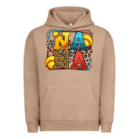 Pigment Burro Softball nana leopard frame Urban Hoodie - LillyAllenDesigns
