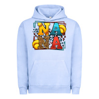 Pigment Grape Ice Softball nana leopard frame Urban Hoodie - LillyAllenDesigns